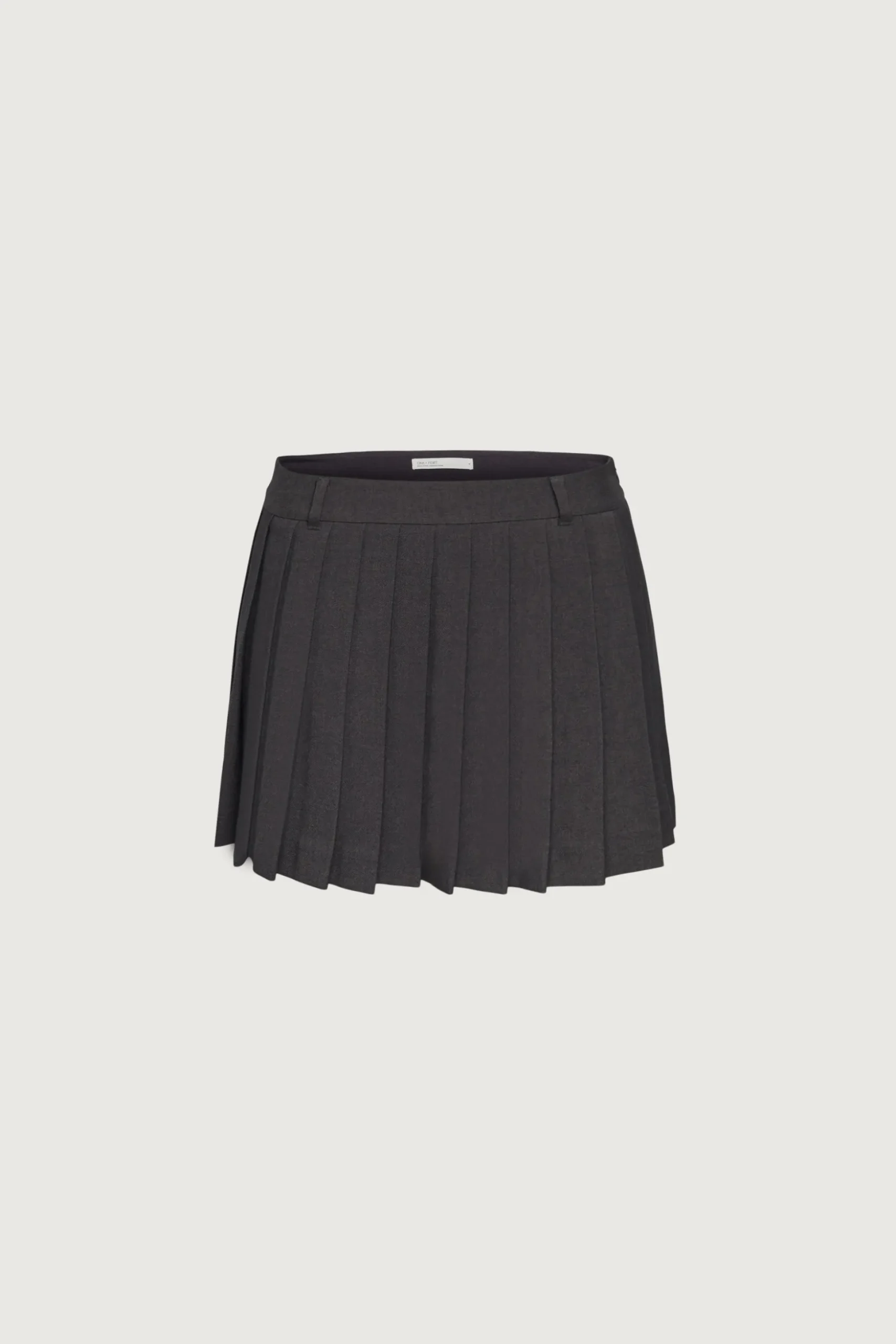 PLEATED SUITING MINI SKIRT