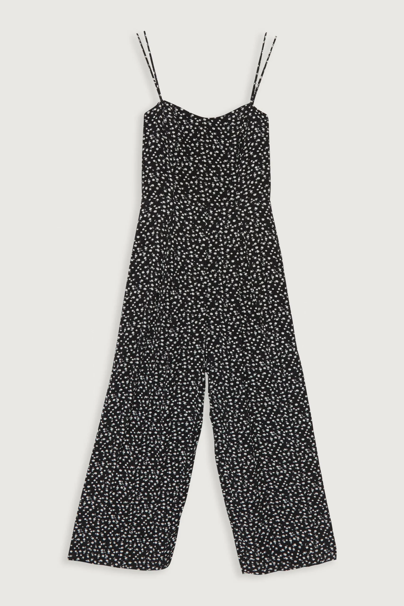PRINTED SLEEVELESS JUMPSUIT
