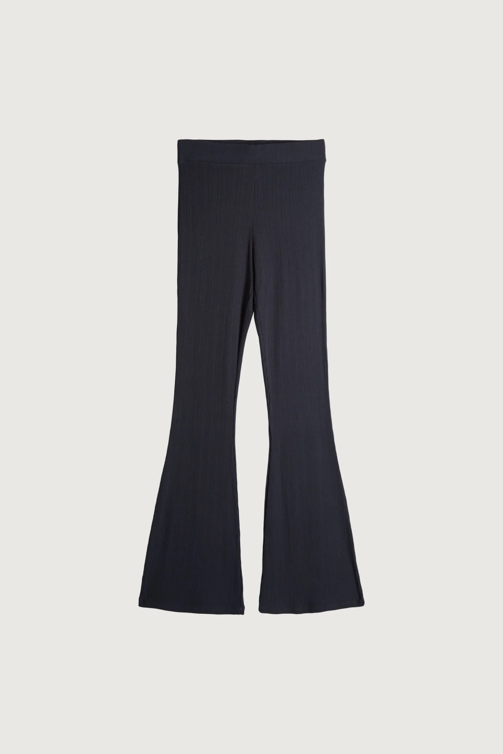 RIBBED FLARED PANT