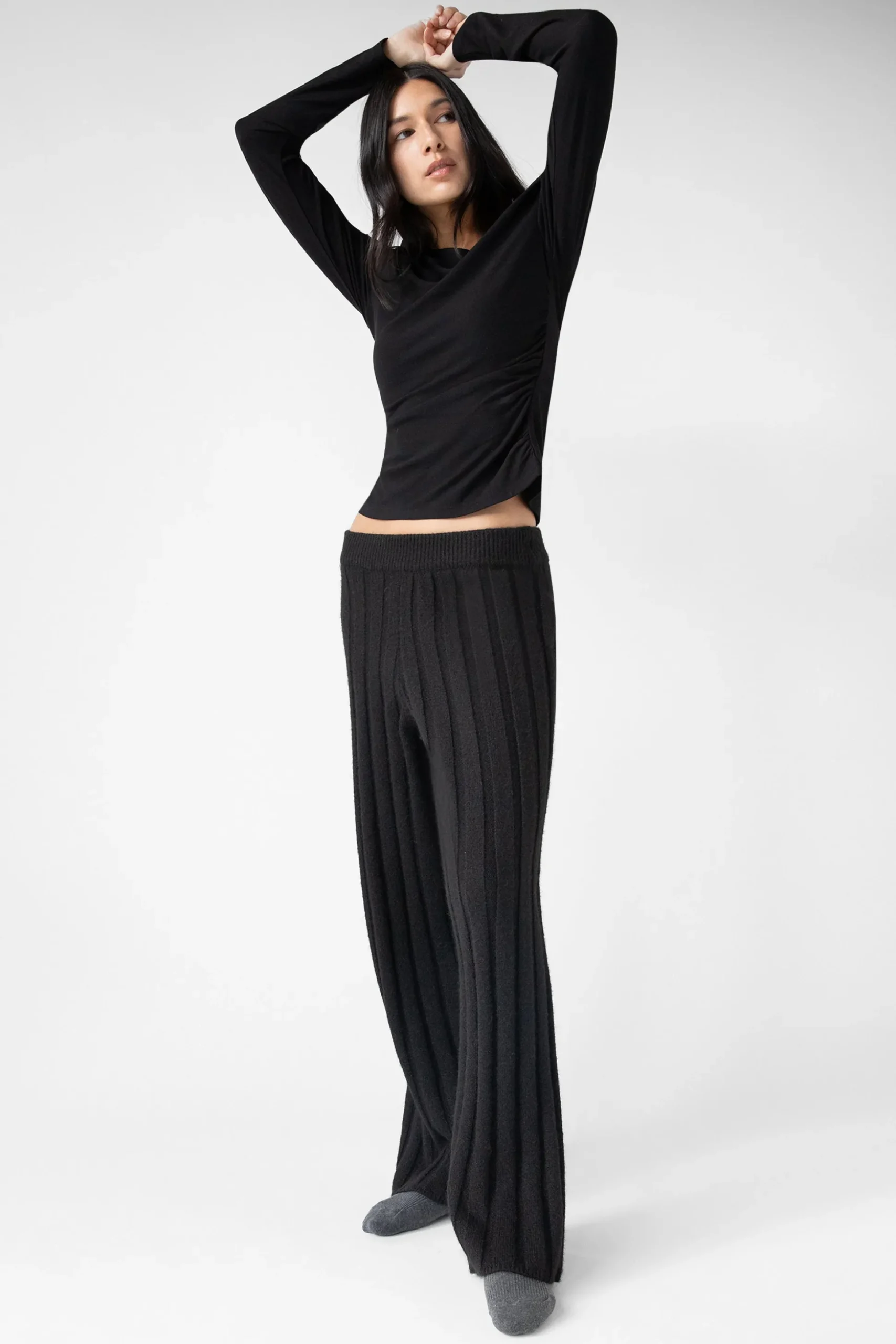 RIBBED SWEATER PANT