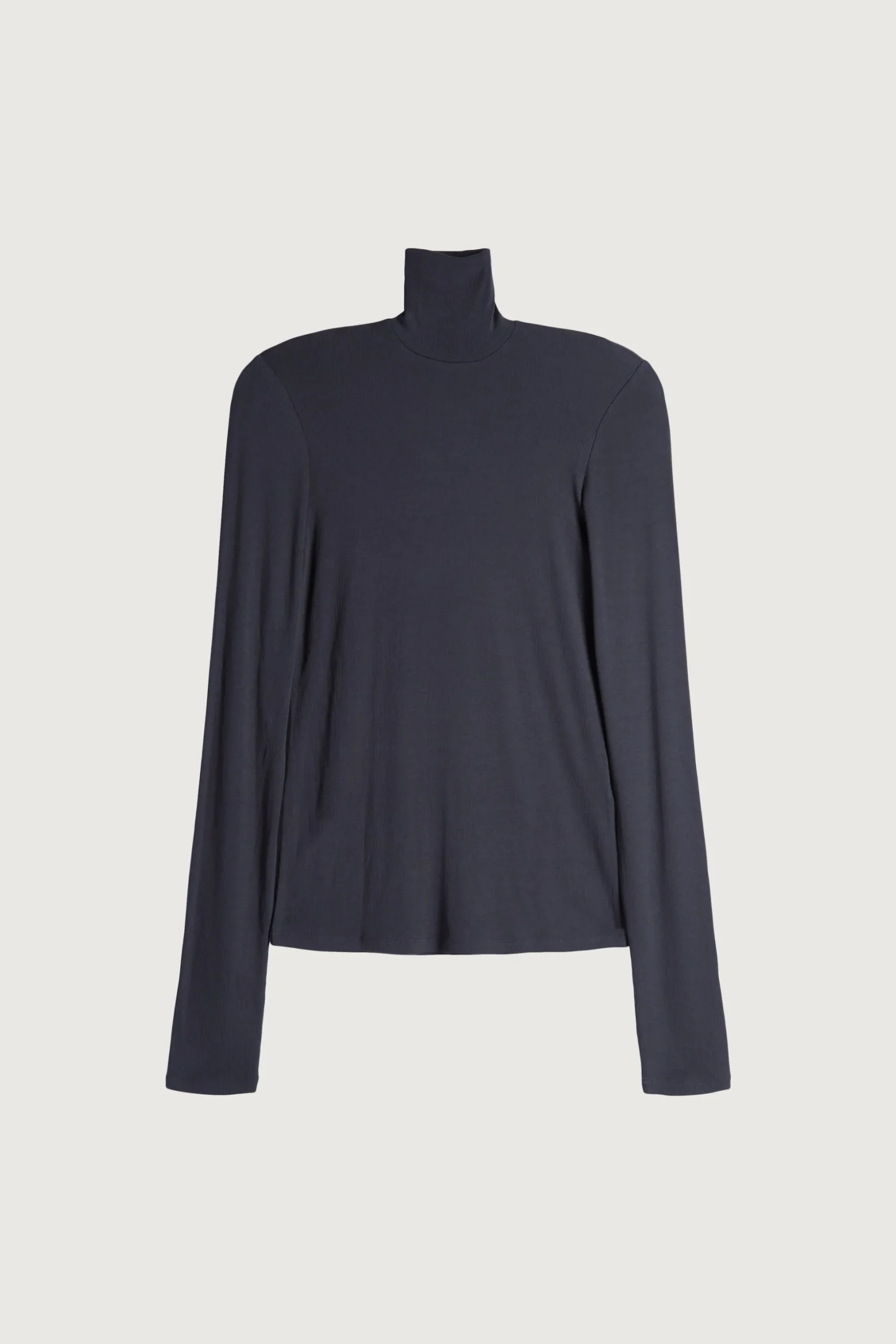 RIBBED TURTLENECK LONG SLEEVE