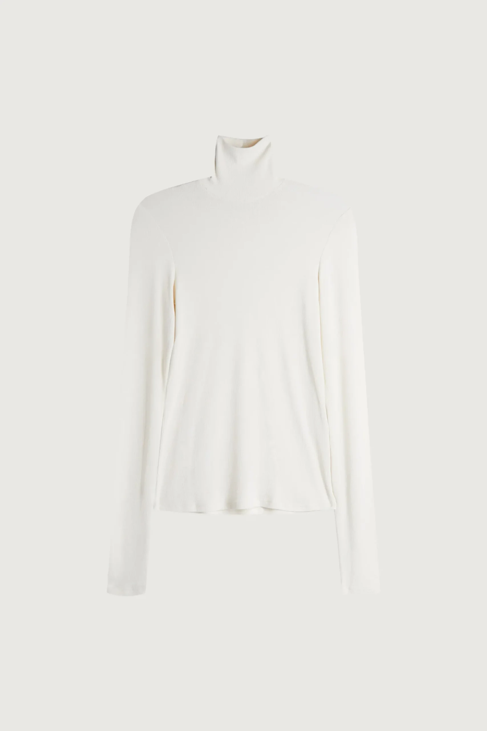 RIBBED TURTLENECK LONG SLEEVE