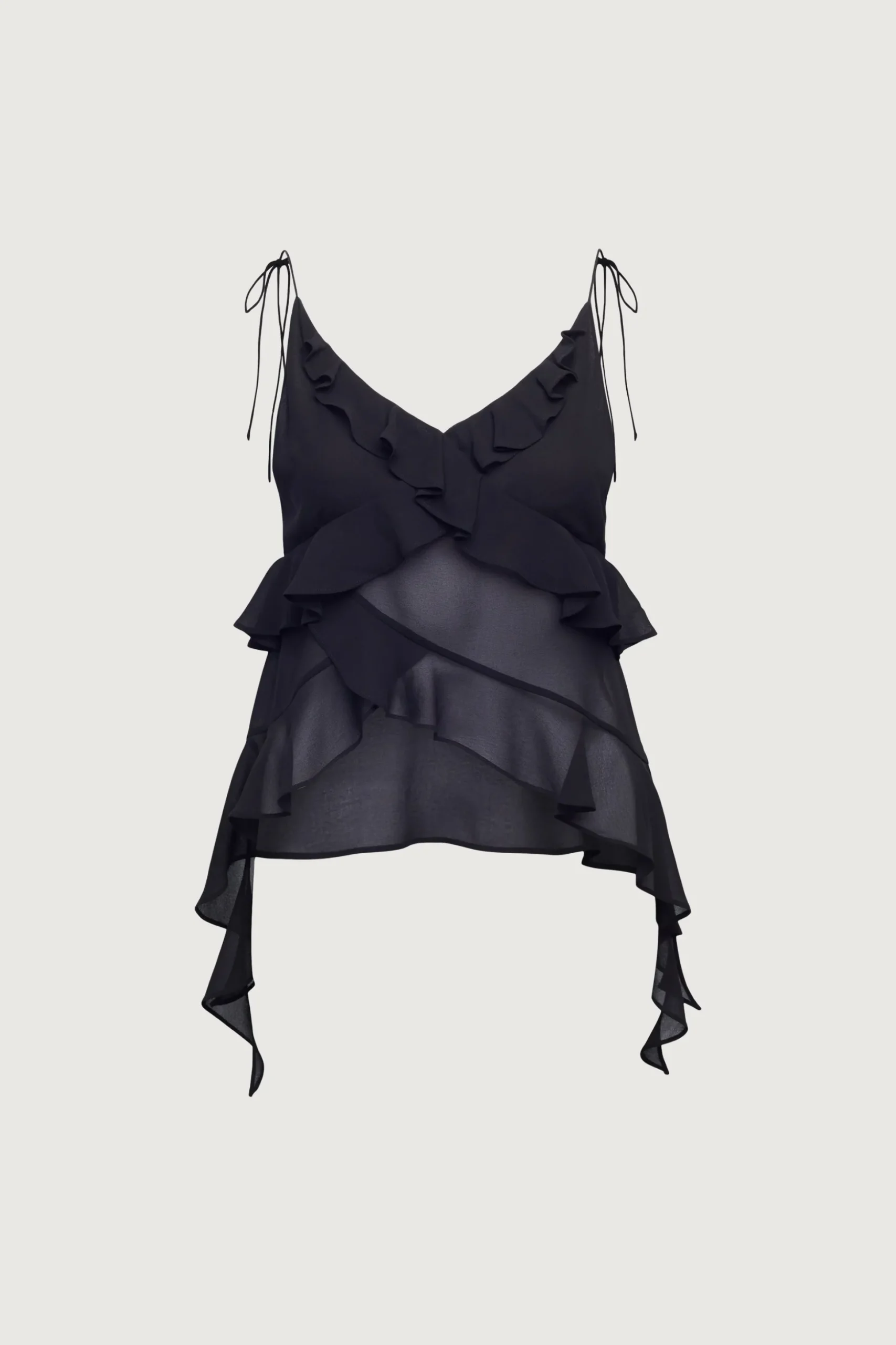 RUFFLED TANK TOP
