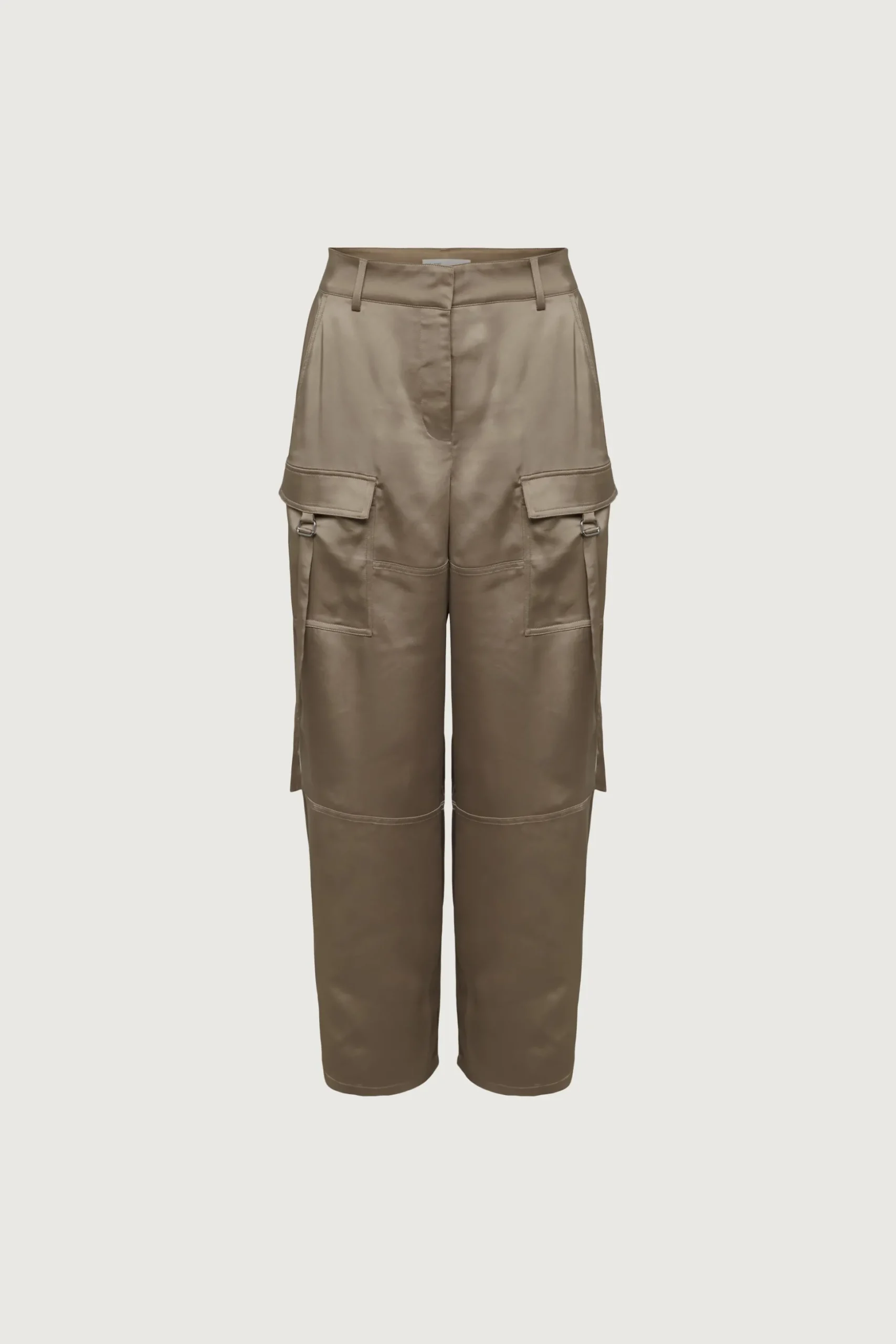 SATIN CARGO PANT