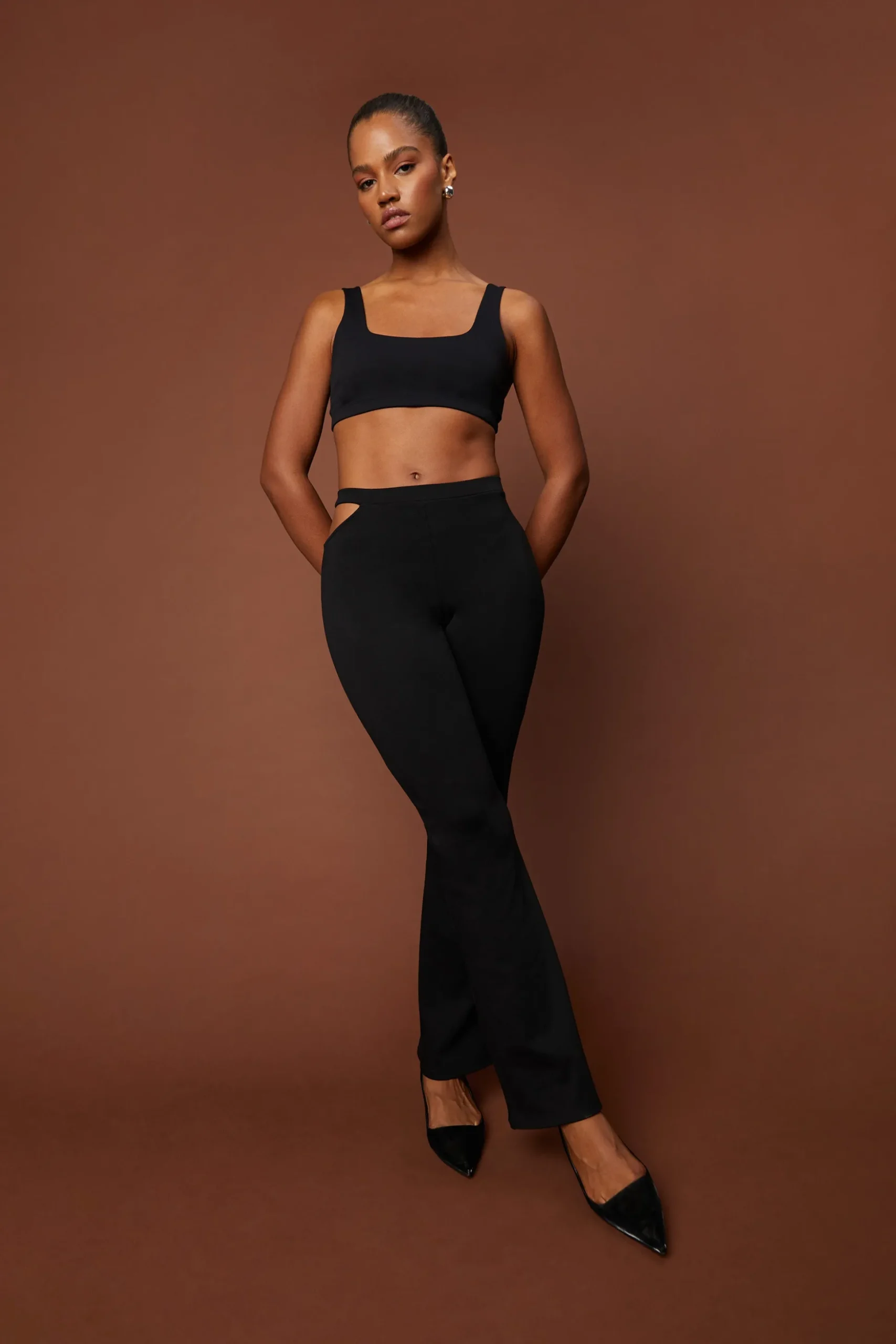 SIDE CUT-OUT PANTS