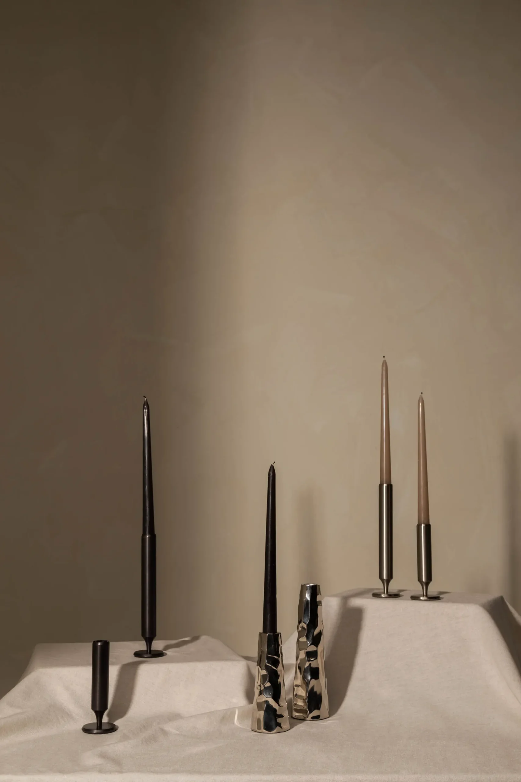 SMALL PILIER TAPER CANDLE HOLDER
