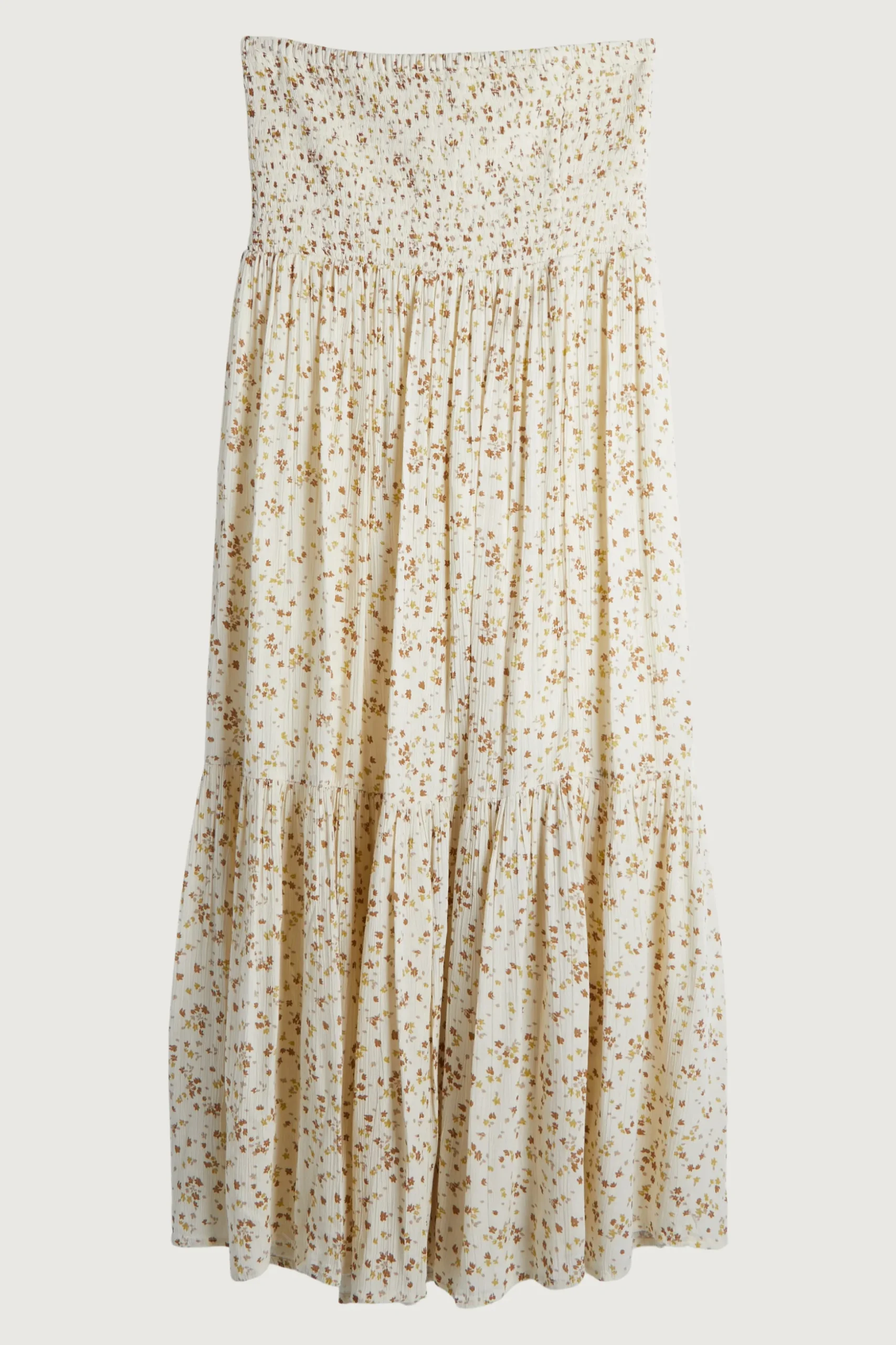 TUBE FLORAL MIDI DRESS