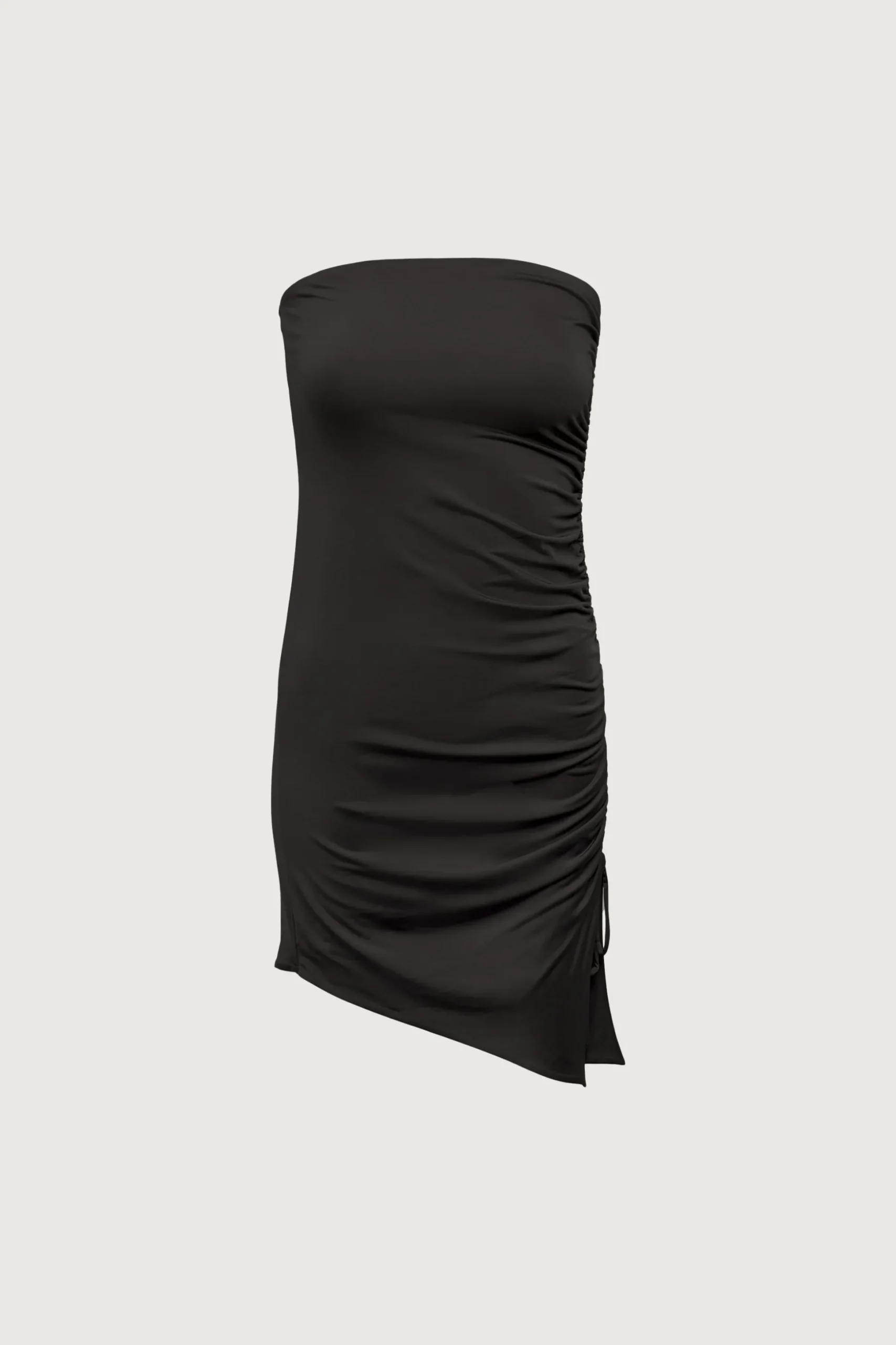 TUBE MINI DRESS WITH RUCHED DETAIL