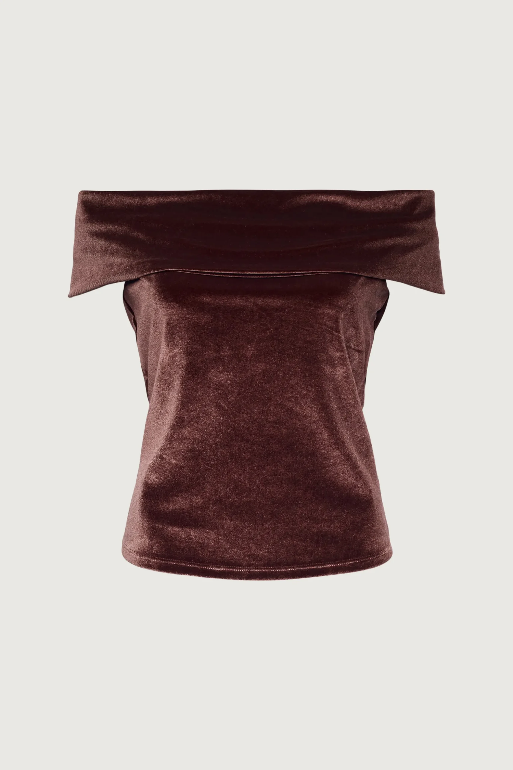 VELVET OFF THE SHOULDER TOP