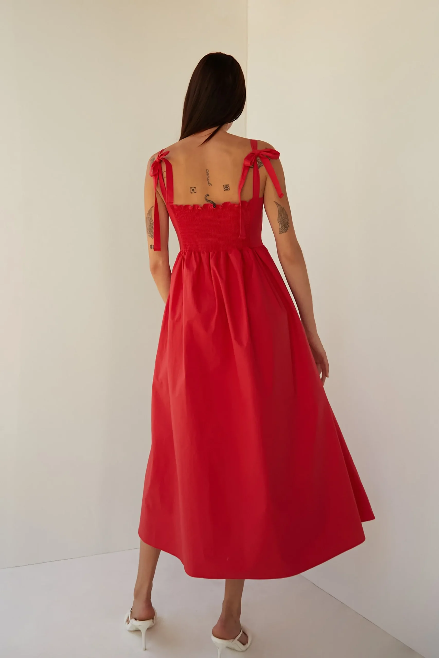 V-WAIST MAXI DRESS