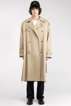 WATER REPELLENT COTTON TRENCH COAT
