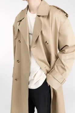 WATER REPELLENT COTTON TRENCH COAT