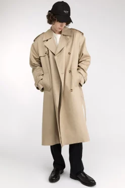 WATER REPELLENT COTTON TRENCH COAT