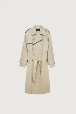 WATER REPELLENT COTTON TRENCH COAT
