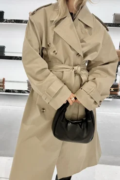 WATER REPELLENT COTTON TRENCH COAT