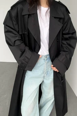 WATER REPELLENT COTTON TRENCH COAT