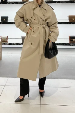 WATER REPELLENT COTTON TRENCH COAT