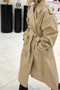 WATER REPELLENT COTTON TRENCH COAT