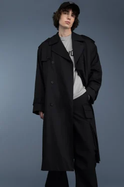 WATER REPELLENT COTTON TRENCH COAT