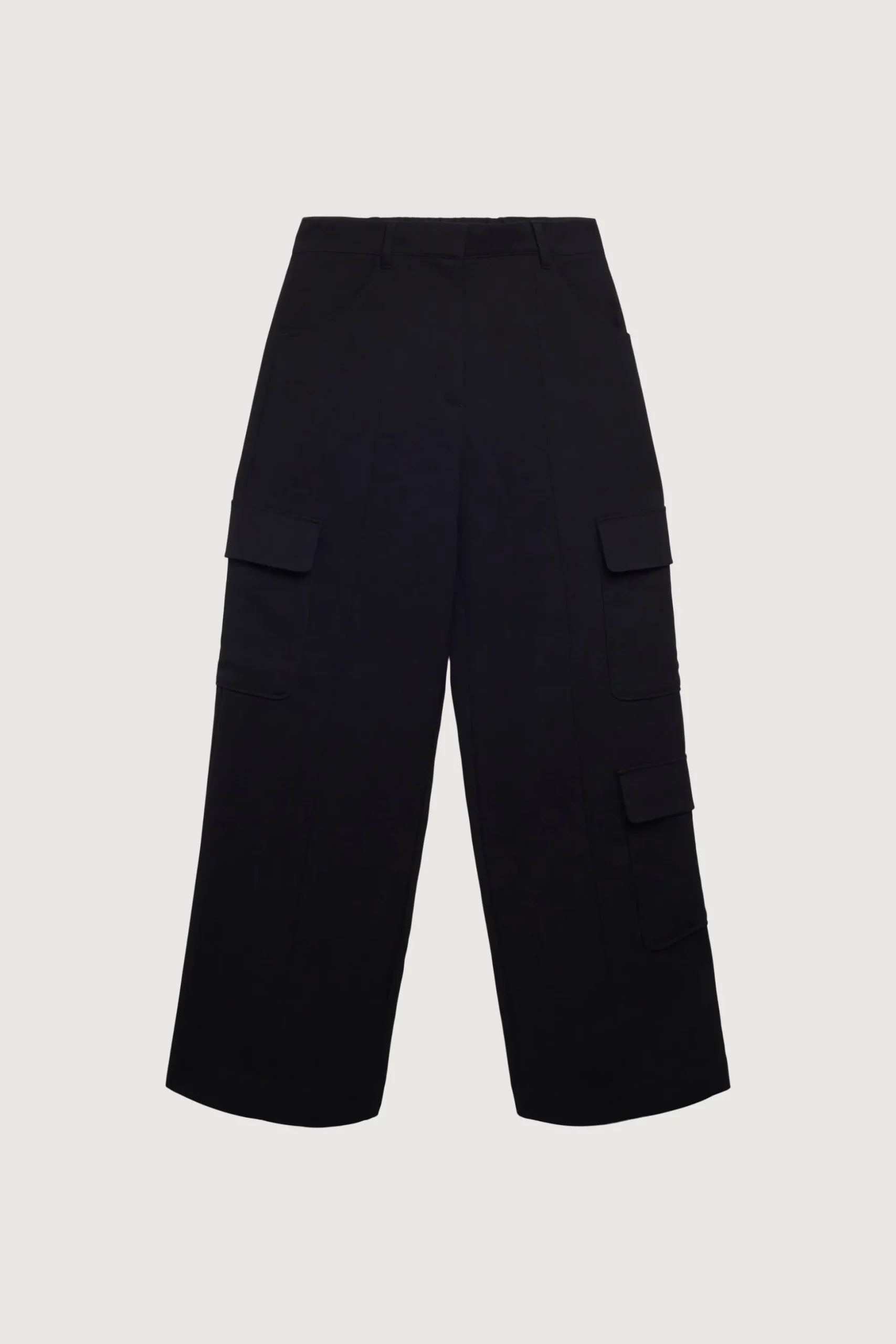 WIDE LEG CARGO SUITING PANT