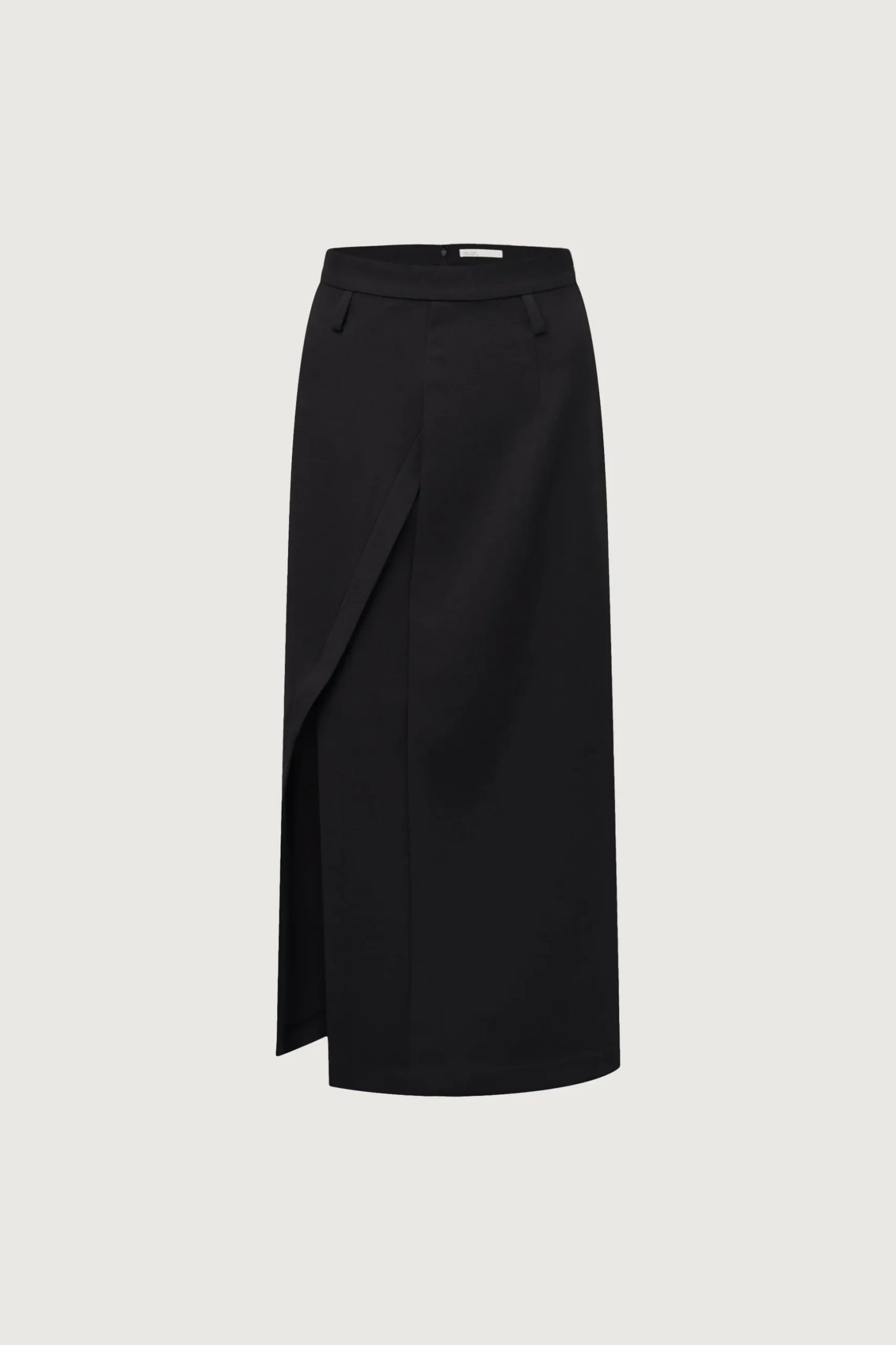 WRAP MAXI SUITING SKIRT