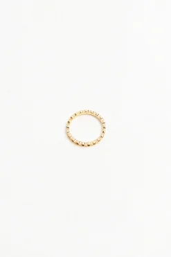 ZIRCONIA BEADED RING